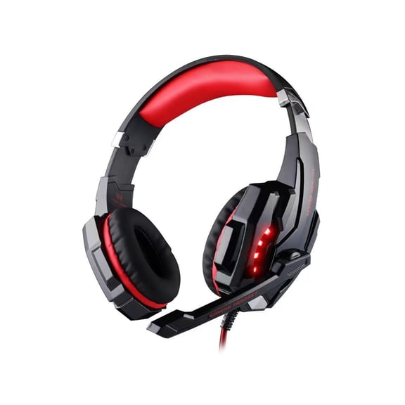 SZROBOY Gaming Headset,Surround Stereo Headset With Mic, With Noise Cancelling Mic,Computer Headset,Deep Bass Stereo Sound,Black and Red