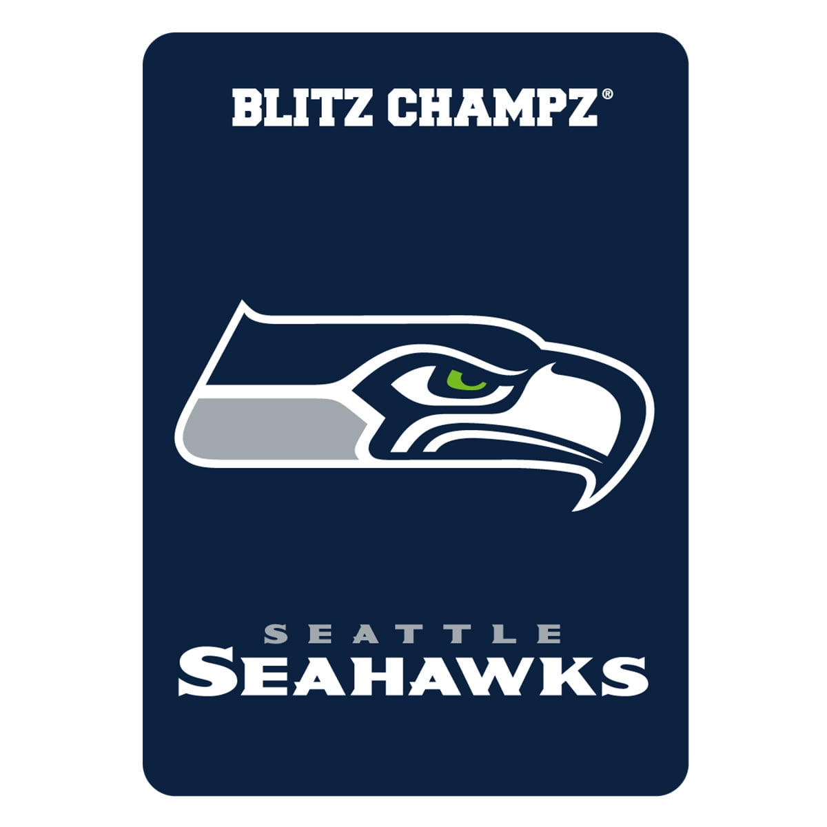 Blitz Champz Seattle Seahawks Card Game, Family Game for Adults & Kids, Easy-To-Learn Party Game
