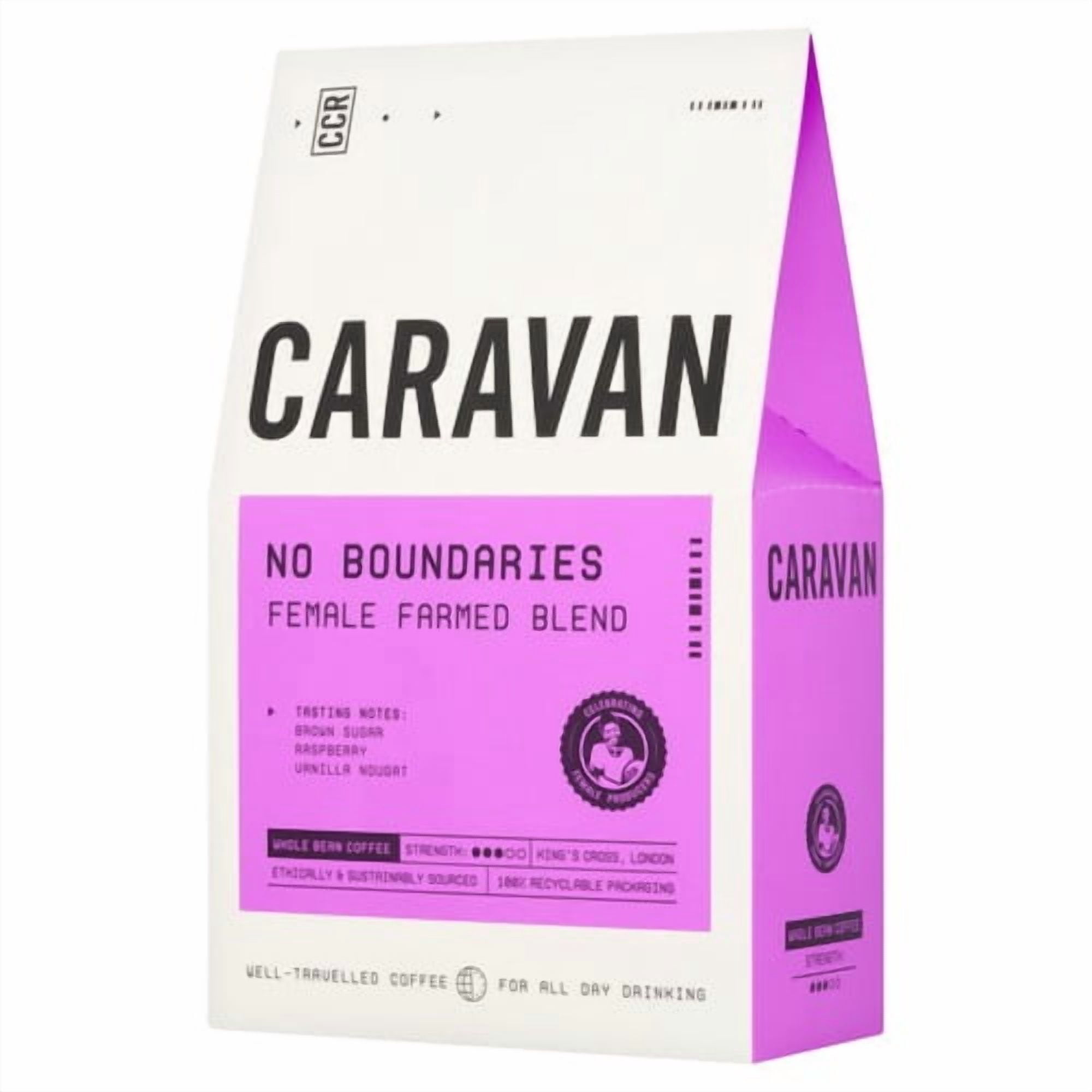 Caravan No Boundaries Whole Bean Coffee 200g, British Import (Pack of 2)