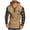 Khaki, variant on Men's Hoodes Plaid Patchwork Hooded Collar Button Decoration Sweatshirt Long Sleeve Sports Pullover Tops Long Sleeve Hoody Top