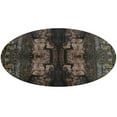 thumbnail image 5 of Cool Brown Wood Bark with Yellow Lichen Camo Texture Pattern Round Carpet Circle Rug Outdoor Patio Area Rug Washable Large Area Rugs Hallway Room Decor Fitness Mats, 5 of 8