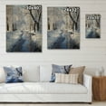 thumbnail image 4 of Designart "Serene Snowy Winter II" Landscapes Print on Natural Pine Wood, 4 of 5