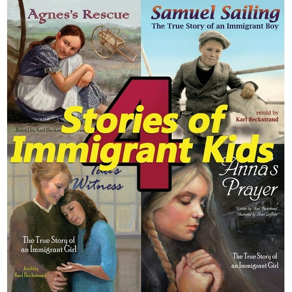 Young American Immigrants 4 Stories of Immigrant Kids: True Tales of Courage and Faith, Book 5, (Hardcover)