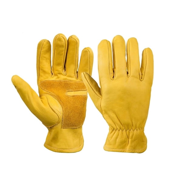Gant de Moto en Cuir Véritable Cuir de Vachette Motocross Protection Main Cyclisme Moto Gant Respirant pour Hommes Femmes, Mode