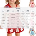 thumbnail image 3 of qelini Sleeveless Top and Shorts Set Girls 0-3Years 3D Floral Ribbed Knit Summer 2 Piece Outfit Summer Sets, 3 of 8