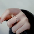thumbnail image 3 of Anillos para mujer, regalos para mujer, moda, ajuste, anillo para mujer, anillo abierto estrella, abre un anillo, 3 of 5