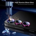 thumbnail image 3 of For Samsung Galaxy S25 ENKAY Hat-Prince Camera Lens Protector Metal Ring Lens Film - Black, 3 of 5