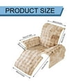 thumbnail image 2 of Cushion Gradient Plush Recliner Sofa Cushion Brown-1 Set Of Sofa Cushions Plush Polyester Seat Cushion, 2 of 8