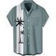 thumbnail image 3 of Camisas casuales lisas a rayas para hombres, ropa con estampado 3D, camisas hawaianas de playa, blusas Y2K de manga corta, ropa vintage, blusa con solapa, 3 of 5