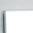 thumbnail image 2 of Eviva Sax 24" Brushed Metal Frame Bathroom Wall Mirror, 2 of 2