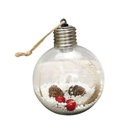 

Egmy Led Transparent Ball Christmas Tree Pendant Glowing C One Size