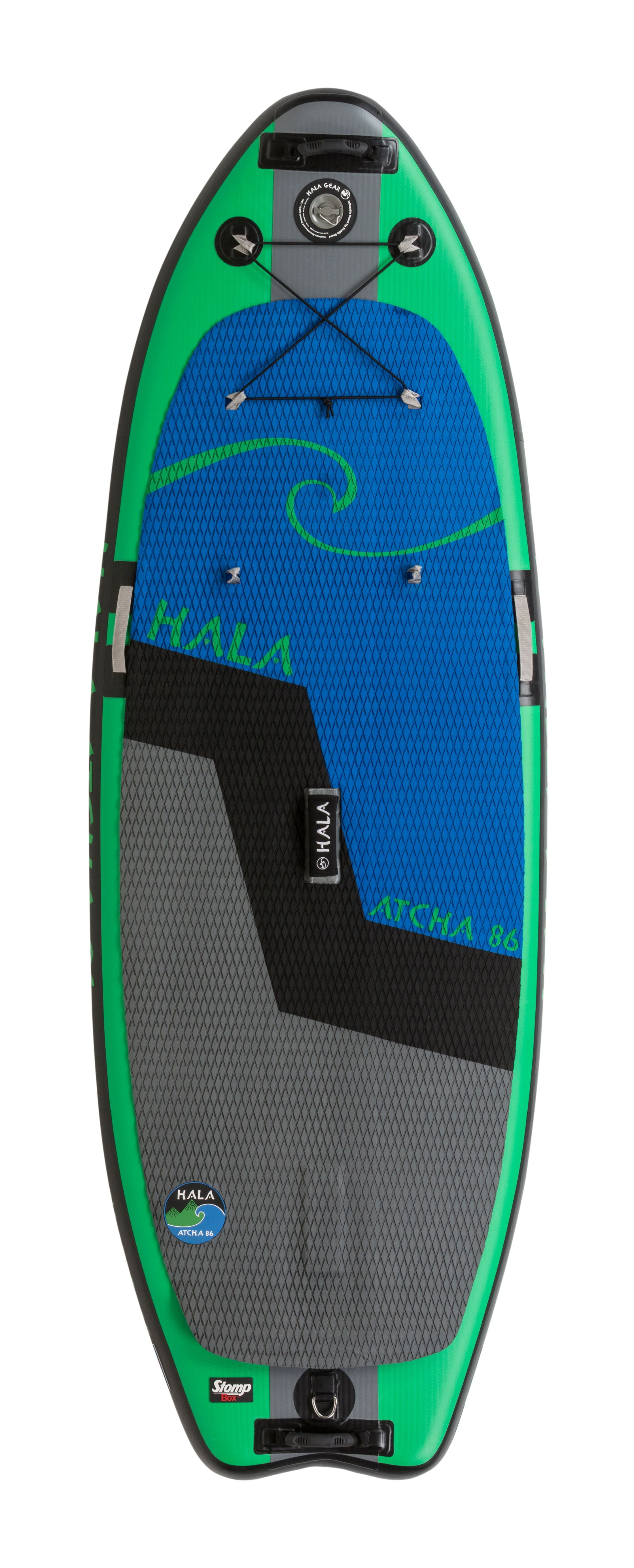 Hala Atcha 8' 6" Paddle Board With StompBox Inflatable SUP by Hala Gear