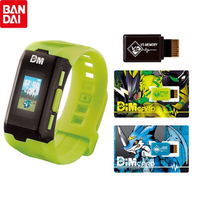 Bandai Digimon Adventure V-mon Adventure VITAL BRACELET V Ghost Game Vital Breath DigiVice V Dim Card Set Gong Bohan LED