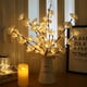 thumbnail image 2 of FloreceBien Winnes LED Zweig Lampe, 20 LEDs dekorative Lichterkette Licht Batterie aufgeladen para la decoración de la habitación del hogar Weihnachtstag (Wei? 2 Stück), 2 of 8
