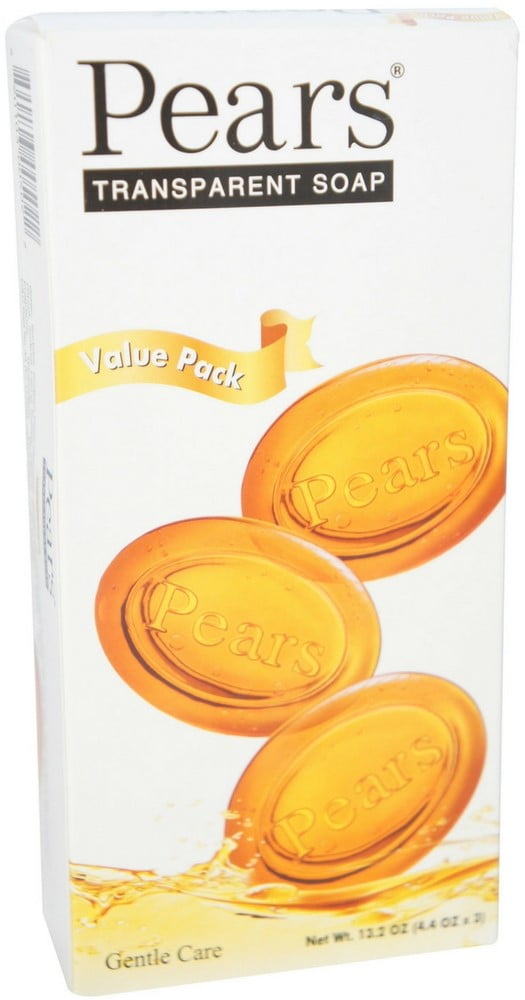 Pears Transparent Soap Bars 4.4 oz, 3 ea