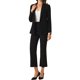 thumbnail image 2 of Blazer de Negocios INSPIRE CHIC para Mujer, Chaqueta de Oficina de Manga Larga Casual Abierta, Color Negro, 2 of 6