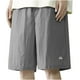 thumbnail image 3 of Pantalones Cortos de Carga de los Hombres con Cordón Sólido Cintura Deportivo Pantalones Cortos de Gimnasio con Bolsillos, Desgaste Casual de Toda la Temporada, 3 of 5