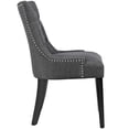 thumbnail image 3 of Modway Chaise de Salle à Manger Capitonnée Regent, Gris, 3 of 4