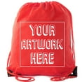 thumbnail image 1 of Drawstring Backpack String Bag, Custom Backpacks, Wholesale Drawstring Bags, 1 of 3