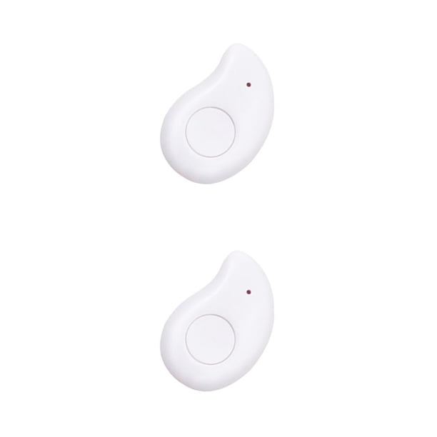 Greeniant Localizador de mascotas ABS Artesanía multicolor para el hogar Suministros para cachorros al aire libre Dispositivo de localización Blanco 2piezas