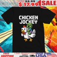 thumbnail image 1 of Chicken Jockey Minecraft Zombie Riding Chicken Shirt-L, 1 of 2