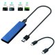 thumbnail image 1 of Convertidor de Adaptador M.2 a USB 3.1 shamjiam caja SSD M.2 azul, 1 of 7