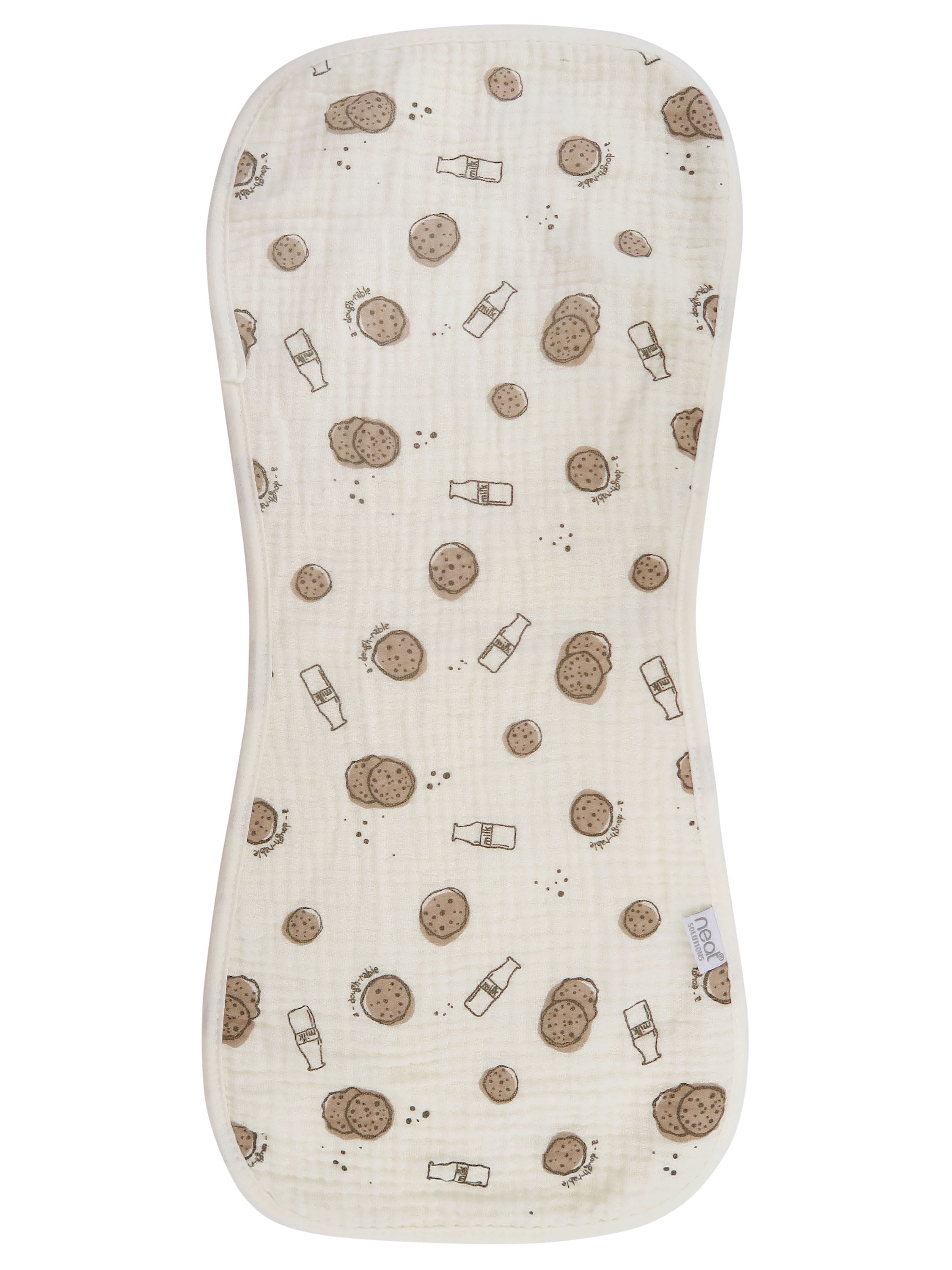 Neat Solutions 3 Pack Newborn Muslin Unisex Burp Cloths