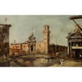 thumbnail image 3 of Francesco Guardi 18x13 Black Modern Framed Museum Art Print Titled - The Entrance to the Arsenal in Venice, 3 of 5
