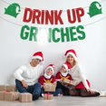 thumbnail image 3 of Banner ZACHAKO Drink Up Grinches rojo y verde 183 cm, 3 of 6