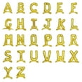 thumbnail image 3 of Efavormart 27" Shiny Gold Self Standing Letters / Number Balloons, Helium Foil Mylar Balloons For Wedding Decoration - D, 3 of 9