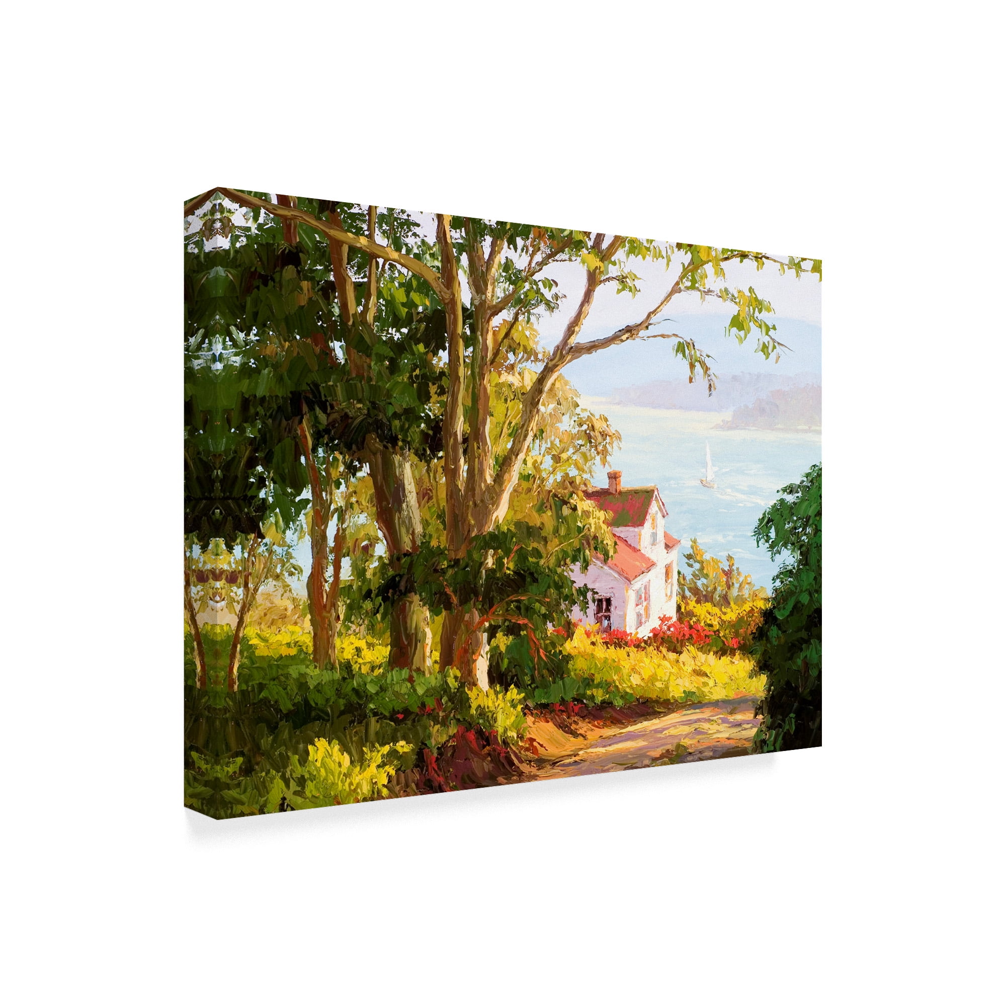 Trademark Fine Art 'Bayside Digs' Canvas Art by Erin Dertner