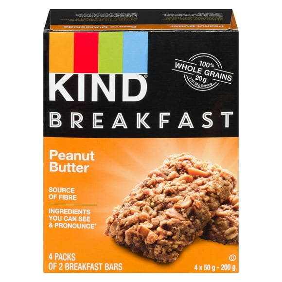 Kind Petit Dejeuner Beurre D'Arachide 4 x 50g