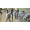 thumbnail image 2 of Degas, Edgar 18x11 White Modern Wood Framed Museum Art Print Titled - Dancers in Rehearsal (II), 2 of 4