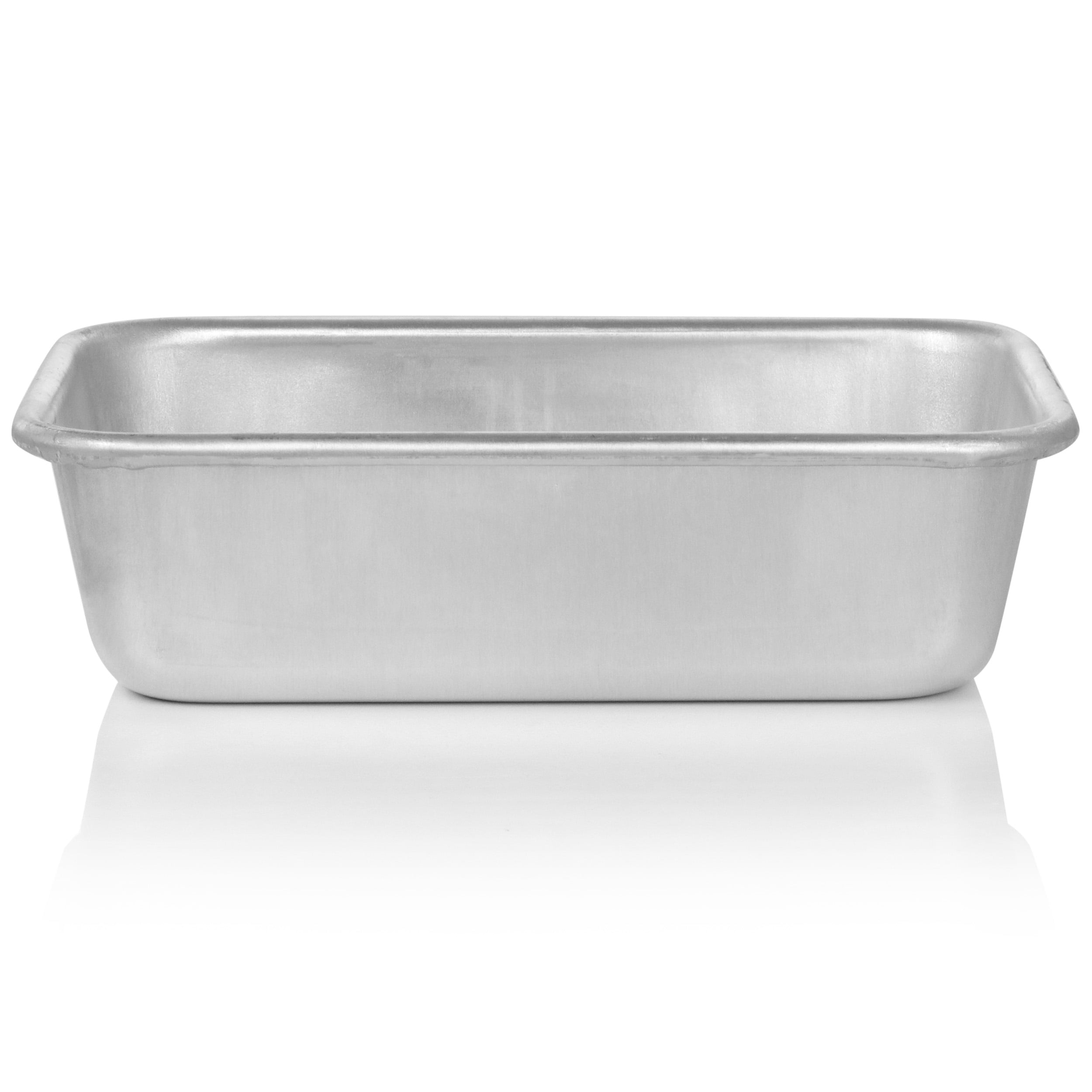 Durable Packaging 5000-30 1 Lb Loaf Bakery Aluminum Pan - 5 3/4L x 3 3/8W  x 2H