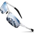 thumbnail image 1 of UnisexGafas De Sol,Gafas Deportivas,Gafas De Conducción RetroEspejadas Polarizadas,Protección UV400paraConducir,Viajes,Golf,FiestasyOcio JM Gafas de sol, 1 of 5
