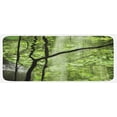 thumbnail image 1 of Rainforest Kitchen Mat, Jungle View with Waterfall Rocks and Trees Natural Beauty in Wild Atmosphere, Plush Decorative Kitchen Mat with Non Slip Backing, 47" X 19", Green Brown, by Ambesonne, 1 of 1