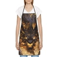 thumbnail image 3 of Easygdp Cool Black Gold Dragon Apron Waterdrop Resistant with 2 Pockets,Oil Resistant Cooking Kitchen Chef Apron for Women Men, 3 of 7