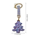 thumbnail image 2 of NIUBWJL Christmas Tree Keychain Cute Personalized Bag Pendant Genned With Diamonds Car Key Chain Colorful Accessories, 2 of 5
