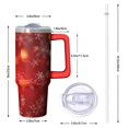 thumbnail image 2 of 30oz Christmas Presents Holiday Tumbler with Handle and Straw, Festive Winter Coffee Cup, Insulated Stainless Steel Mug, Gifts for Women Men, 2 of 5