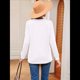 thumbnail image 4 of Camisas de Larga para Mujer, Otoño 2025, Blusas Elegantes Informales Tipo Henley, Blusas Modernas, Camisetas Bonitas, Conjuntos, Ropa. XL, 4 of 10