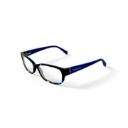 Elizabeth Arden Women's EA6060 Rectangular Prescription Eyeglasses with Case, Blue