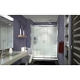 thumbnail image 2 of DreamLine Visions 36 in. D x 60 in. W x 76 3/4 in. H Sliding Shower Door in Chrome with Right Drain White Base, Backwalls, 2 of 17
