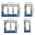 thumbnail image 2 of Yayeee Rocker Switch Wall Plate 2-Gang 4.7"x4.6" Home Decorative Outlet Cover, Blue Goldfish, 2 of 6