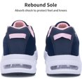 thumbnail image 5 of JOYFON Womens Walking Shoes with Arch Support | Orthotic Sneakers for Plantar Fasciitis Foot Heel Pain Relief | Tennis Running Shoes BluePink Size 11, 5 of 7