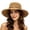 Khaki, variant on Women's Wide Brim Sun Hat Sun Shield For Activities With UPF And Breathable Panoramic Ventilation Visor Cap