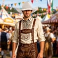 thumbnail image 2 of Cowboy Hat for Men Roll Up Wide Brim Shapeable Western Cowgirl Fedora Lightweight Summer Beach Outdoor Sun Protection, 2 of 5