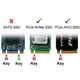 thumbnail image 4 of Cable Sff-8643 a Sff 8639, cable Mini Sas HD de 12 gb/s Cable interno Mini Sas Sff 8643 a U.2 Sff 8639 con conector de alimentación Sata hembra de 15 pines, 4 of 5