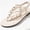Beige, variant on Women's Flat Thong Sandals Elastic Ankle Strap Bohemian Gladiator Sandals Metal Bead Decorated Strappy Open Toe Non-Slip Lightweight Summer Beach Shoes for Women Casual Daily Vacation