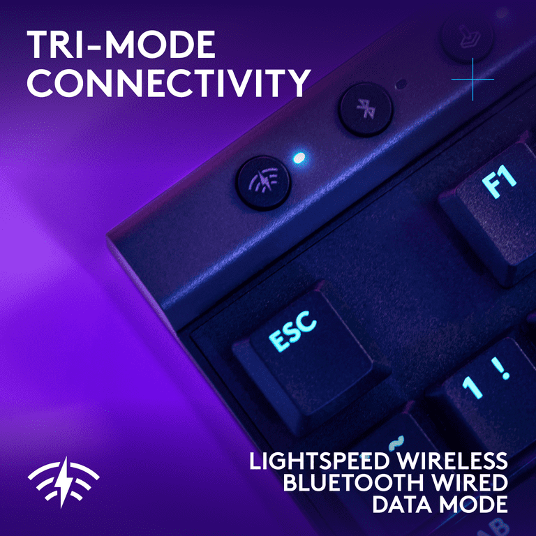 Logitech G515 LIGHTSPEED TKL Wireless Gaming Keyboard, Black