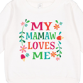 thumbnail image 3 of Inktastic Mamaw Loves Me Girls Apparel Toddler Sweatshirt, 3 of 4